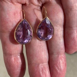 Amethyst earrings